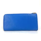 Salvatore Ferragamo 22-C124 Vara Ribbon L-shaped Zipper Long Wallet, Leather, Women's, Blue