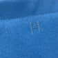 HERMES Embroidered Logo Camaiu Pouch, Makeup Pouch, Bag-in-Bag, Clutch Bag, Canvas/Leather, Men's, Navy