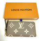 LOUIS VUITTON M69794 Monogram Empreinte Two-Tone Zippy Wallet, Round Zipper Long Wallet, Monogram Empreinte Leather, Women's, Tourterelle, Creme Beige