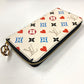 LOUIS VUITTON M57491 Heart Monogram Multicolor Zippy Wallet Game On Long Wallet Monogram Multicolor Canvas Women's White
