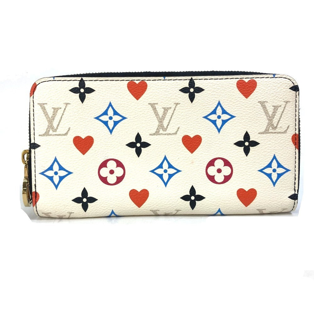 LOUIS VUITTON M57491 Heart Monogram Multicolor Zippy Wallet Game On Long Wallet Monogram Multicolor Canvas Women's White