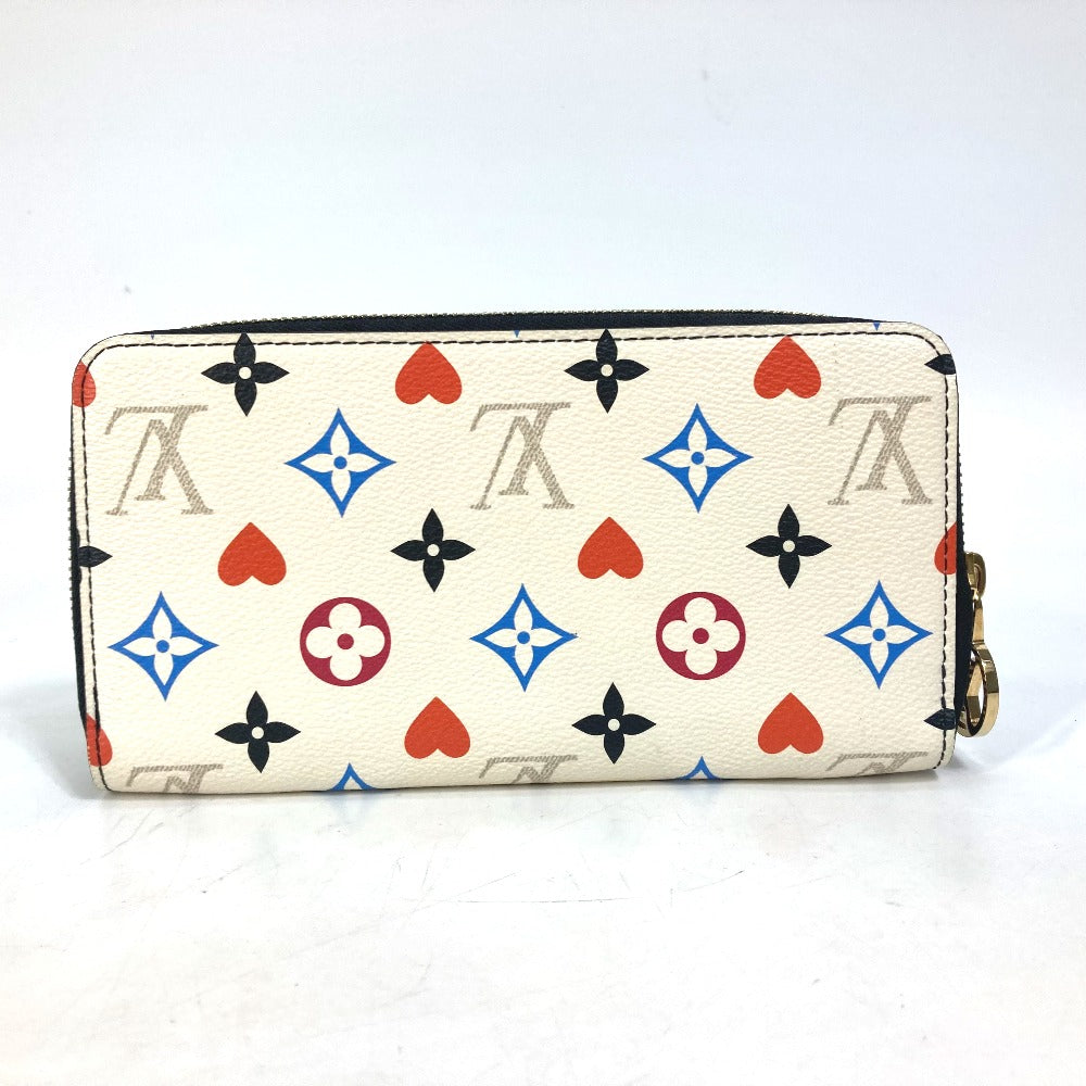 LOUIS VUITTON M57491 Heart Monogram Multicolor Zippy Wallet Game On Long Wallet Monogram Multicolor Canvas Women's White