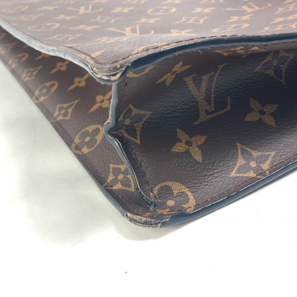 LOUIS VUITTON M45667 Monogram LV Friends Sac Plat 2-Way Shoulder Bag/Crossbody Tote Bag in Monogram Canvas, Brown