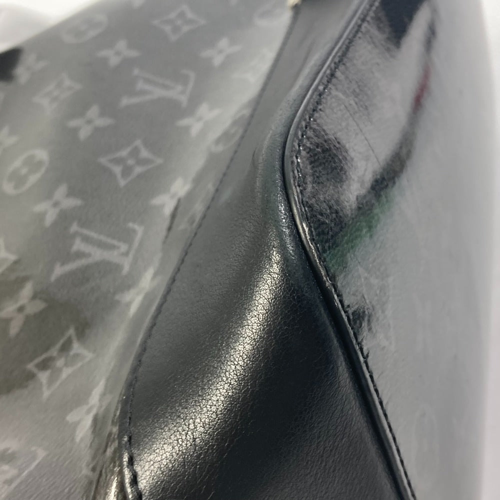 LOUIS VUITTON M43900 Monogram Eclipse Glaze Zip Tote Rucksack/Handbag/2-Way Bag/Tote Bag, Vinyl, Men's, Black