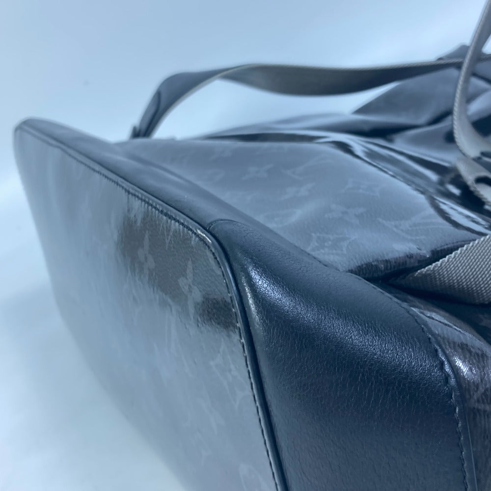 LOUIS VUITTON M43900 Monogram Eclipse Glaze Zip Tote Rucksack/Handbag/2-Way Bag/Tote Bag, Vinyl, Men's, Black