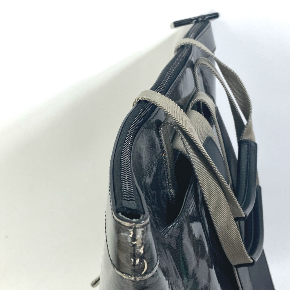 LOUIS VUITTON M43900 Monogram Eclipse Glaze Zip Tote Rucksack/Handbag/2-Way Bag/Tote Bag, Vinyl, Men's, Black