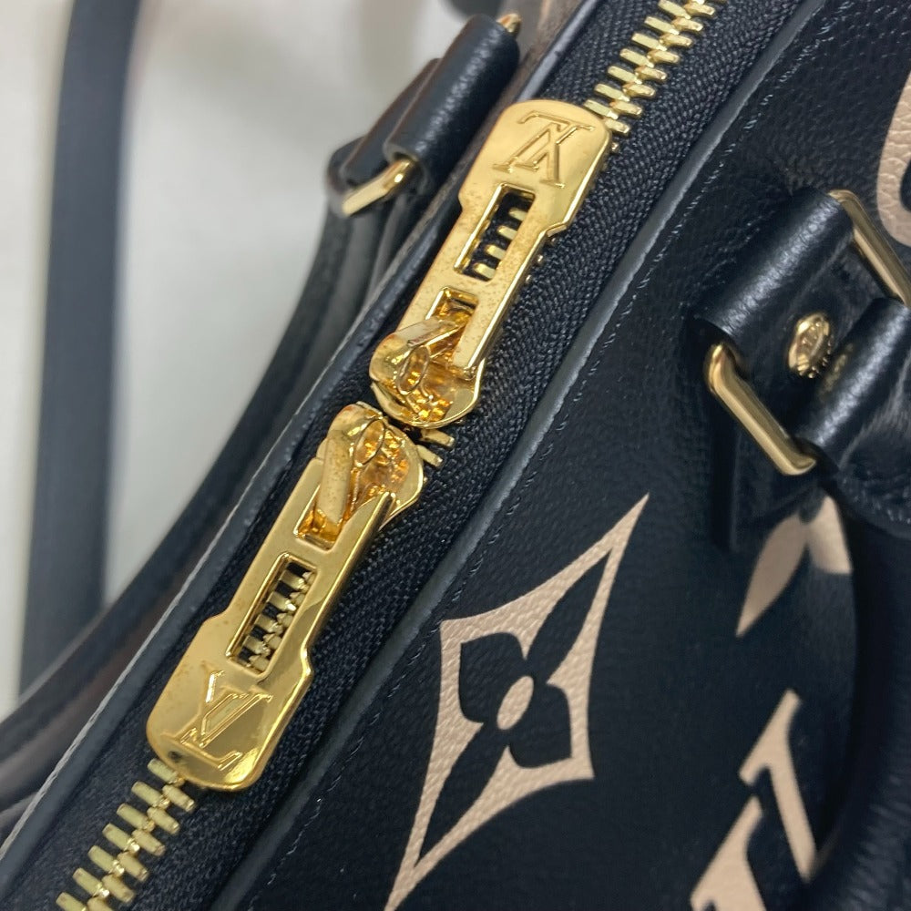 LOUIS VUITTON M58947 モノグラムアンプラント スピーディバンドリエール25 2WAY ハンドバッグ ミニボストンバッグ 斜め掛け ボストンバッグ モノグラムアンプラントレザー レディース ブラック