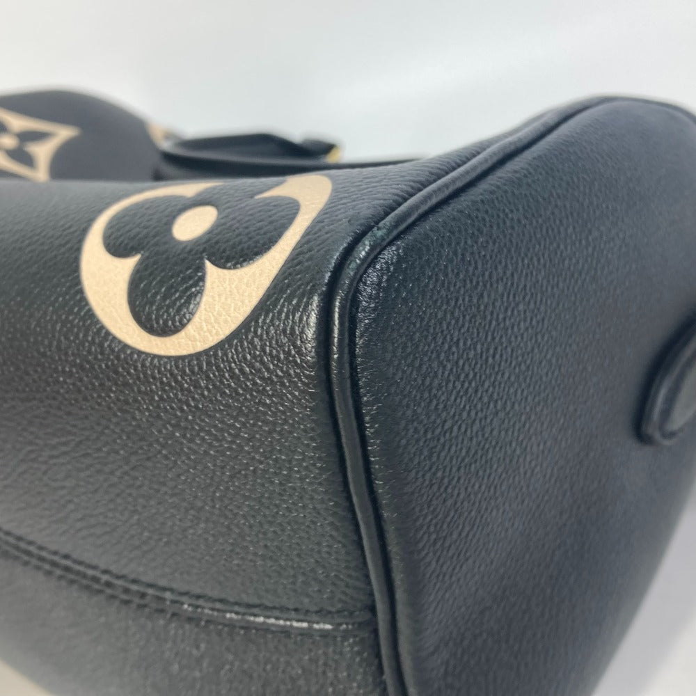 LOUIS VUITTON M58947 モノグラムアンプラント スピーディバンドリエール25 2WAY ハンドバッグ ミニボストンバッグ 斜め掛け ボストンバッグ モノグラムアンプラントレザー レディース ブラック