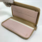 CHANEL Coco Mark CC Matelasse Quilted Round Zip Long Wallet in Calfskin, Gold