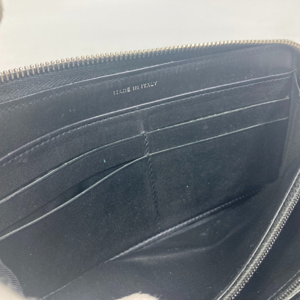 CHANEL Coco Mark CC Matelasse Quilted Zip-Around Long Wallet in Lambskin, Black