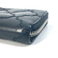 CHANEL Coco Mark CC Matelasse Quilted Zip-Around Long Wallet in Lambskin, Black