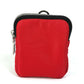 PRADA 2NA026 Triangle Logo TESSUTO SOFT Two-Tone Pouch in Nylon, Red, Men's