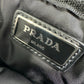 PRADA 2NA026 Triangle Logo TESSUTO SOFT Two-Tone Pouch in Nylon, Red, Men's