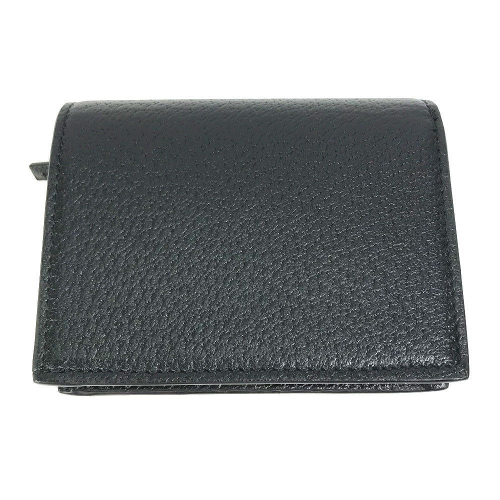 GUCCI 702248 Logo Adidas Collaboration Shoulder Wallet Pochette Crossbody Bifold Wallet Leather Women's Black
