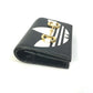 GUCCI 702248 Logo Adidas Collaboration Shoulder Wallet Pochette Crossbody Bifold Wallet Leather Women's Black