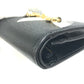 GUCCI 702248 Logo Adidas Collaboration Shoulder Wallet Pochette Crossbody Bifold Wallet Leather Women's Black