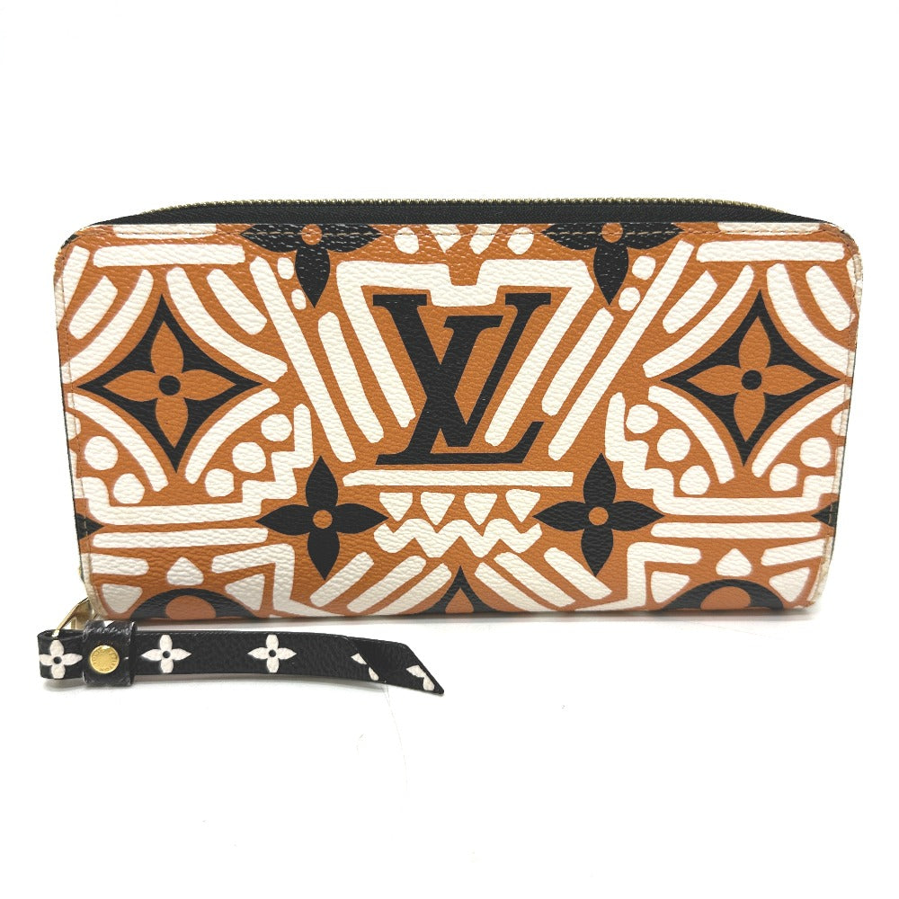 LOUIS VUITTON M69437 Monogram LV Crafty Zippy Wallet Long Wallet in Monogram Canvas, Brown, Women's