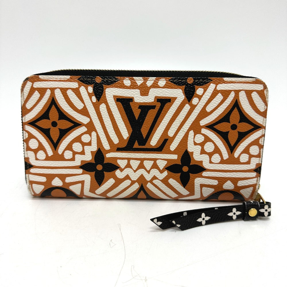 LOUIS VUITTON M69437 Monogram LV Crafty Zippy Wallet Long Wallet in Monogram Canvas, Brown, Women's