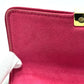 LOUIS VUITTON M43393 Monogram Empreinte Saint-Sulpice PM Chain Bag, Pochette, Crossbody Shoulder Bag in Monogram Empreinte Leather, Red