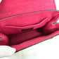 LOUIS VUITTON M43393 Monogram Empreinte Saint-Sulpice PM Chain Bag, Pochette, Crossbody Shoulder Bag in Monogram Empreinte Leather, Red