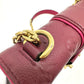 LOUIS VUITTON M43393 Monogram Empreinte Saint-Sulpice PM Chain Bag, Pochette, Crossbody Shoulder Bag in Monogram Empreinte Leather, Red
