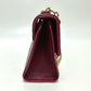 LOUIS VUITTON M43393 Monogram Empreinte Saint-Sulpice PM Chain Bag, Pochette, Crossbody Shoulder Bag in Monogram Empreinte Leather, Red