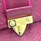 LOUIS VUITTON M43393 Monogram Empreinte Saint-Sulpice PM Chain Bag, Pochette, Crossbody Shoulder Bag in Monogram Empreinte Leather, Red