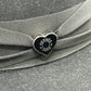 HERMES Minicoo Heart Faubourg Love Hat, Felt Wool, Women's, Black