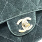 CHANEL Matelasse Chain Backpack, Velour, Women's, Black