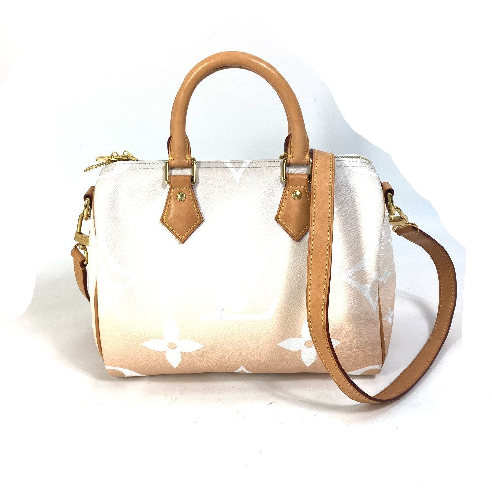 LOUIS VUITTON M45722 Monogram Giant Gradient Speedy Bandouliere 25 Mini Boston Bag, Shoulder Bag, Crossbody Bag, Monogram Giant Canvas, Women's, Blue Orange