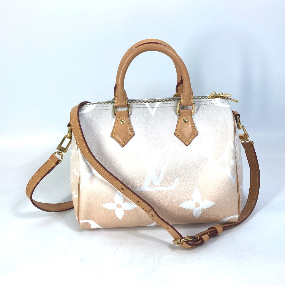 LOUIS VUITTON M45722 Monogram Giant Gradient Speedy Bandouliere 25 Mini Boston Bag, Shoulder Bag, Crossbody Bag, Monogram Giant Canvas, Women's, Blue Orange