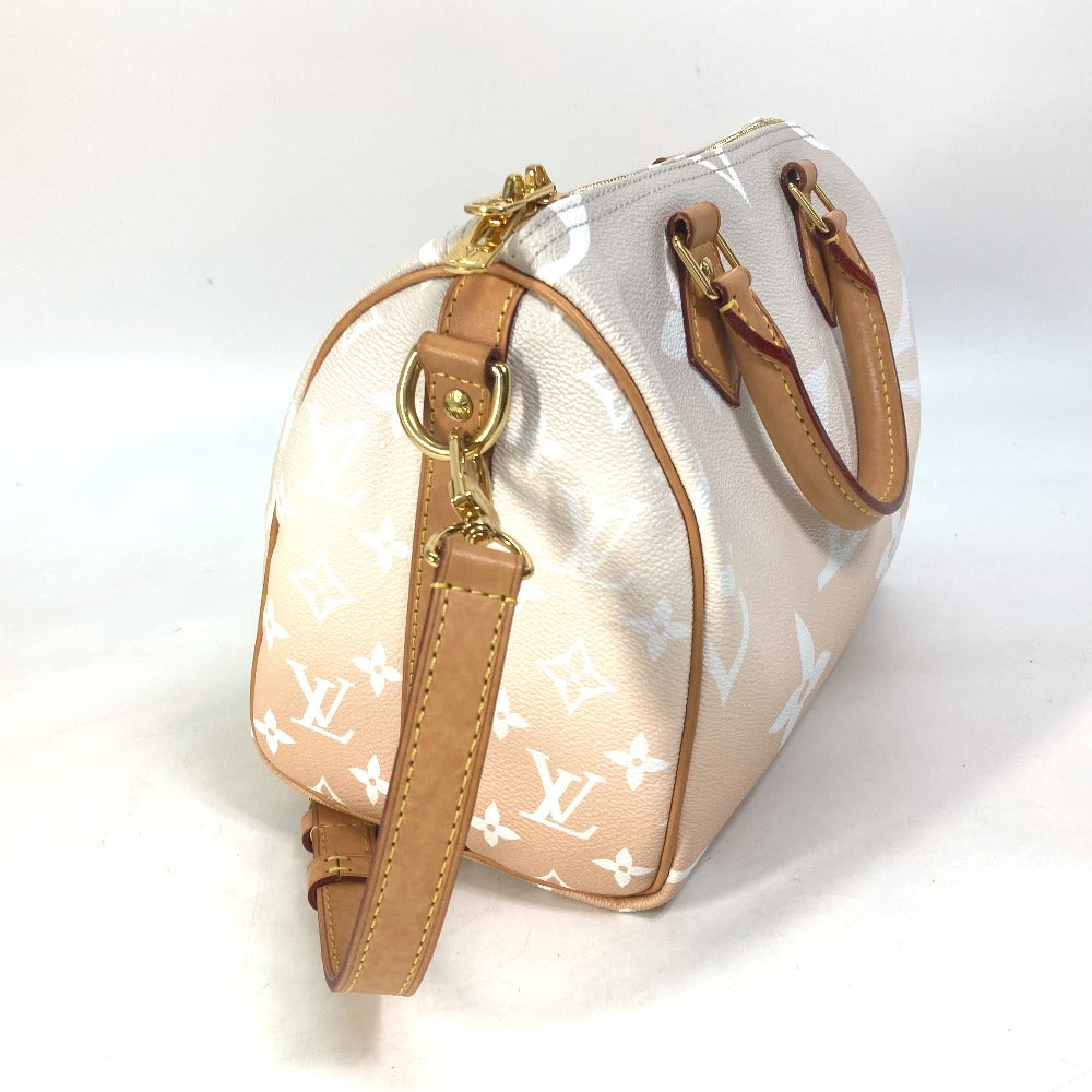 LOUIS VUITTON M45722 Monogram Giant Gradient Speedy Bandouliere 25 Mini Boston Bag, Shoulder Bag, Crossbody Bag, Monogram Giant Canvas, Women's, Blue Orange