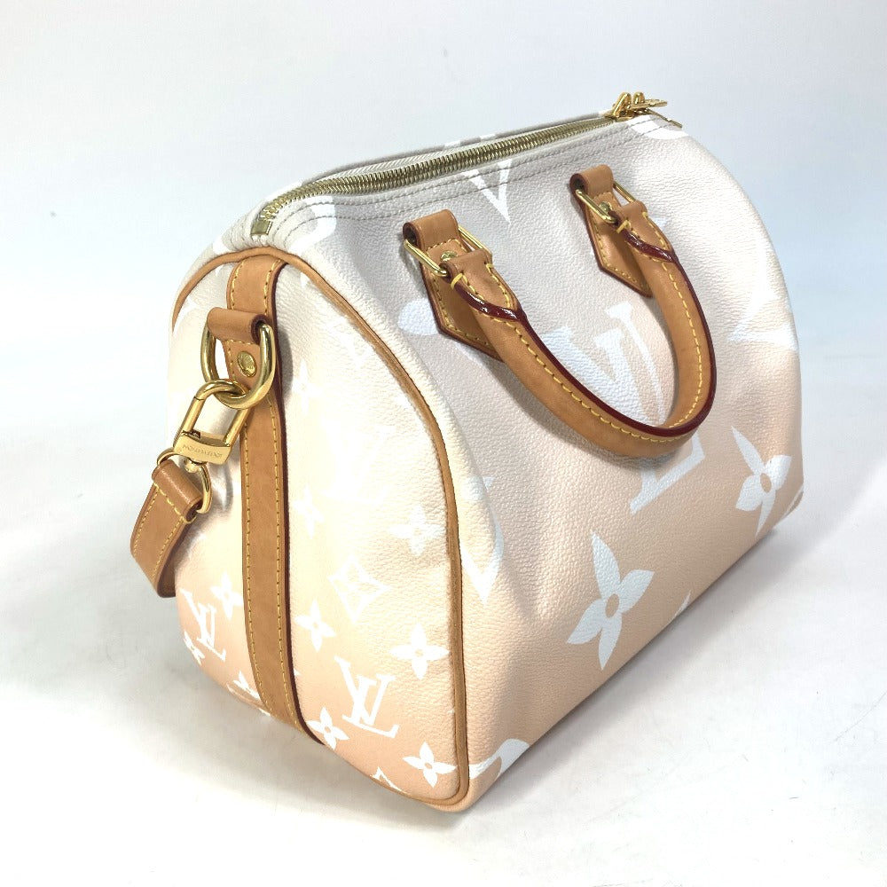 LOUIS VUITTON M45722 Monogram Giant Gradient Speedy Bandouliere 25 Mini Boston Bag, Shoulder Bag, Crossbody Bag, Monogram Giant Canvas, Women's, Blue Orange