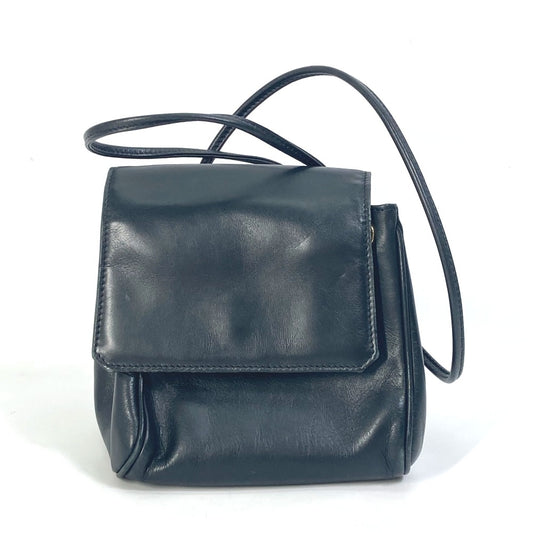 Dior ポシェット カバン 巾着 ヴィンテージ ショルダーバッグ レザー レディース ブラック