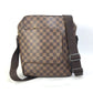 LOUIS VUITTON N41441 ダミエ オラフMM 斜め掛け ショルダーバッグ ダミエキャンバス メンズ エベヌ ブラウン