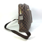 LOUIS VUITTON N41441 ダミエ オラフMM 斜め掛け ショルダーバッグ ダミエキャンバス メンズ エベヌ ブラウン