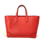HERMES Maxi Box Cabas 30 Handbag/Tote Bag, Evercolor, Women's, Rouge Tomato, Red