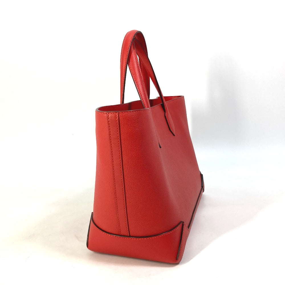 HERMES Maxi Box Cabas 30 Handbag/Tote Bag, Evercolor, Women's, Rouge Tomato, Red