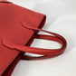 HERMES Maxi Box Cabas 30 Handbag/Tote Bag, Evercolor, Women's, Rouge Tomato, Red
