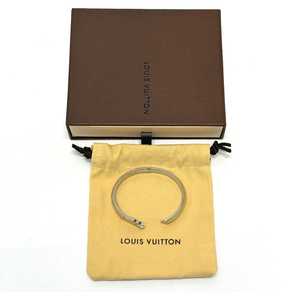 LOUIS VUITTON M00051 ブレスレット カフVVV アクセサリー バングル GP メンズ シルバー