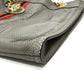 GUCCI 537219 Sherry Line Raja Tiger Head Shoulder Bag Chain Tote Bag Leather Women's Gray