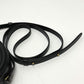 CELINE Triomphe Oval Purse Cuir Crossbody Shoulder Bag in Black Leather