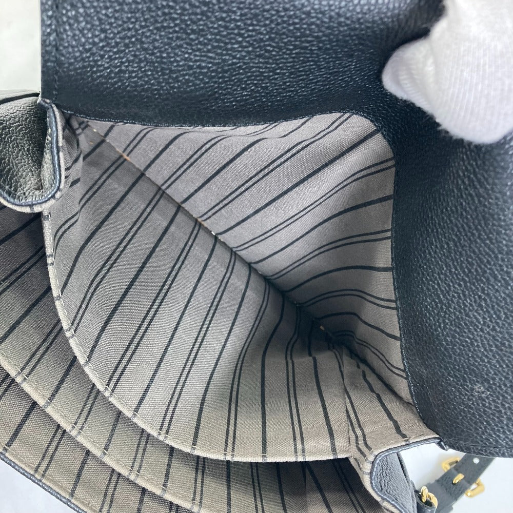 LOUIS VUITTON M41487 モノグラムアンプラント ポシェット メティスMM 斜め掛け 2WAY ハンドバッグ ショルダーバッグ モノグラムアンプラントレザー レディース ノワール ブラック
