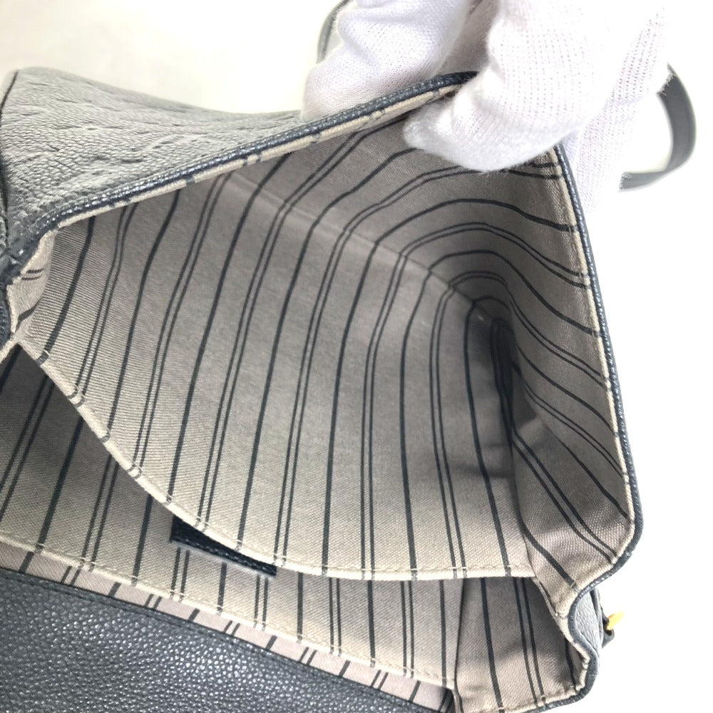 LOUIS VUITTON M41487 モノグラムアンプラント ポシェット メティスMM 斜め掛け 2WAY ハンドバッグ ショルダーバッグ モノグラムアンプラントレザー レディース ノワール ブラック