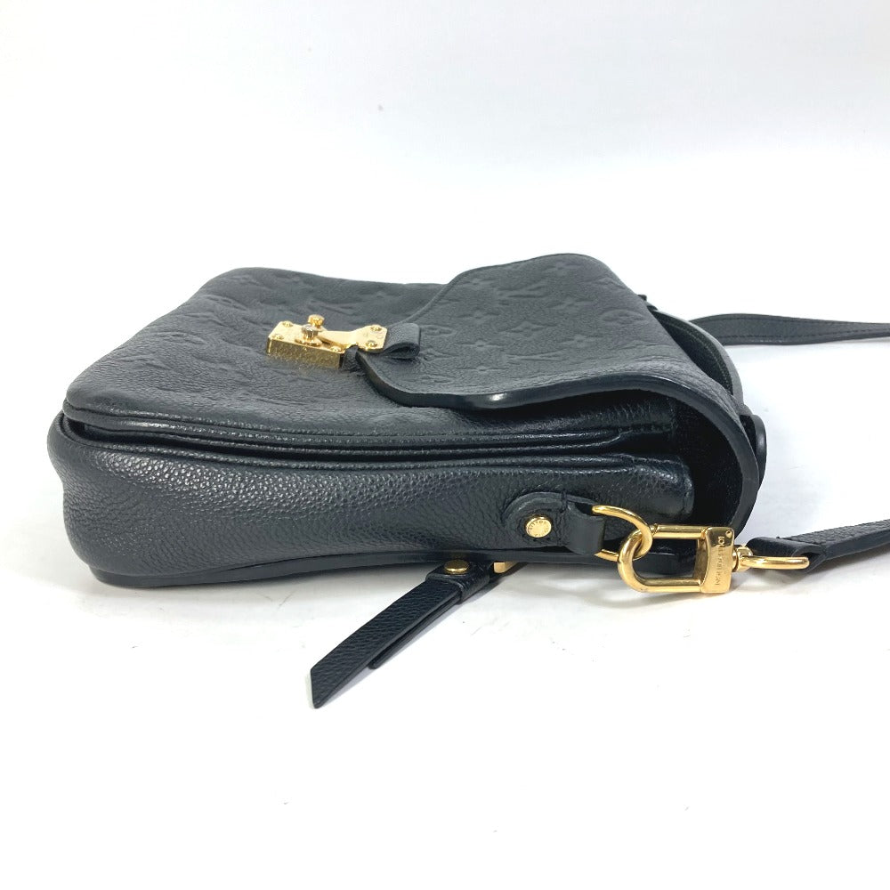 LOUIS VUITTON M41487 モノグラムアンプラント ポシェット メティスMM 斜め掛け 2WAY ハンドバッグ ショルダーバッグ モノグラムアンプラントレザー レディース ノワール ブラック