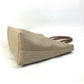 CELINE 19006 Shoulder Bag, Horizontal Cabas Logo Tote Bag, Canvas/Leather, Brown, Women's