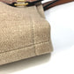 CELINE 19006 Shoulder Bag, Horizontal Cabas Logo Tote Bag, Canvas/Leather, Brown, Women's