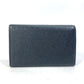 BVLGARI BVLGARI Ring Clip Logo Clip 6-Key Leather Key Case for Men, Black