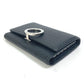 BVLGARI BVLGARI Ring Clip Logo Clip 6-Key Leather Key Case for Men, Black