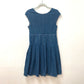 CHANEL P29999 Apparel Sleeveless 07C Coco Mark CC Denim Dress, Cotton, Women's, Blue